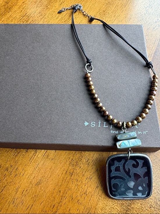 Silpada Jewelry - Silpada Bronze Pearl Necklace